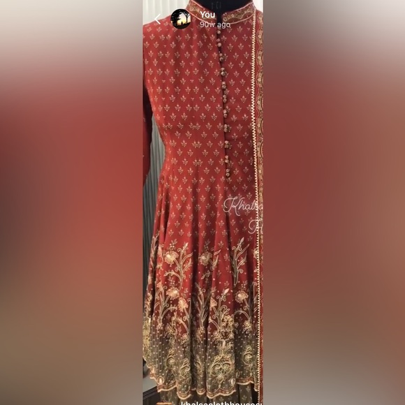 2 piece elegant Indian suit for any event statement piece Indian suit - Picture 2 of 9